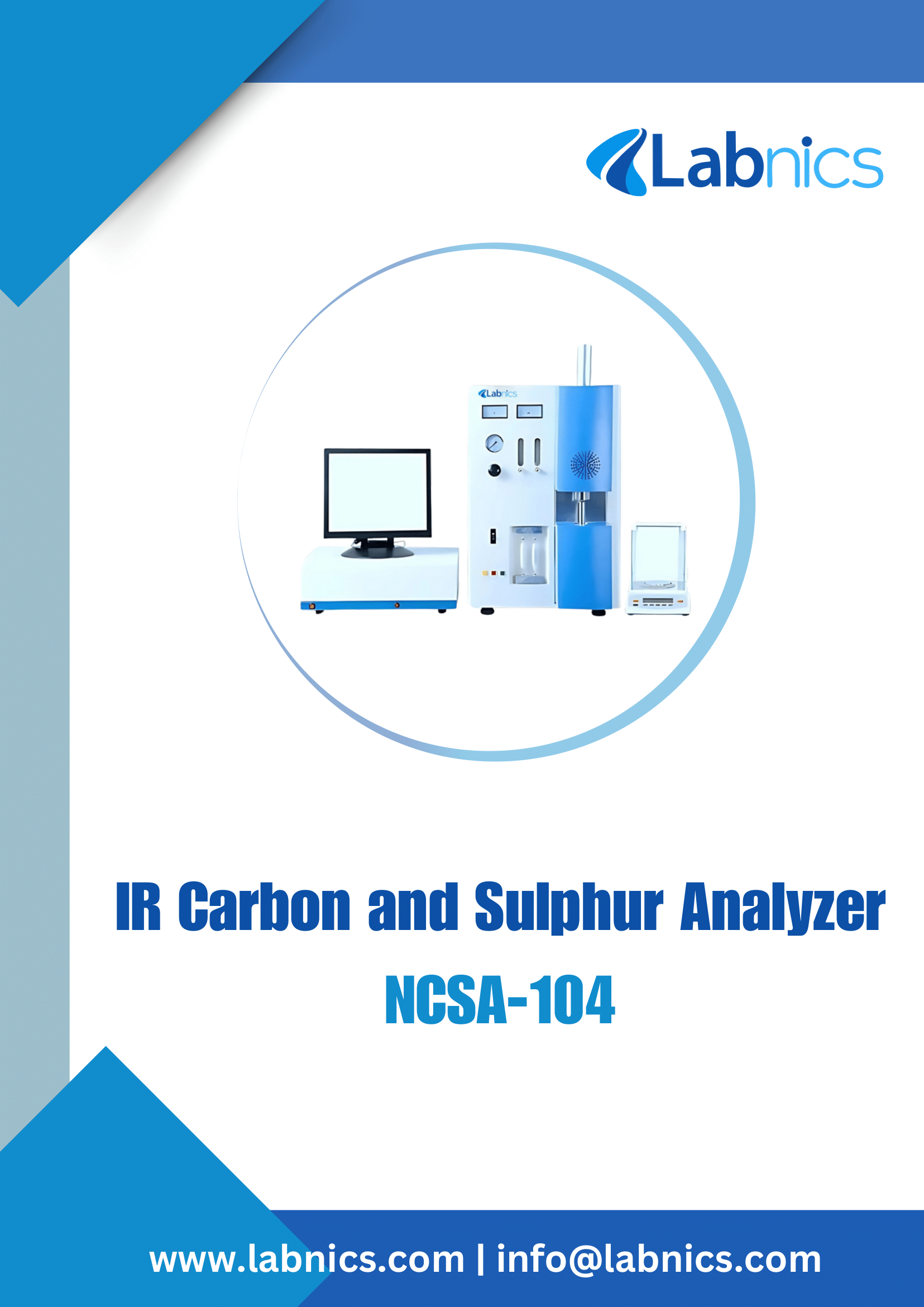 IR Carbon and Sulphur Analyzer NCSA-104