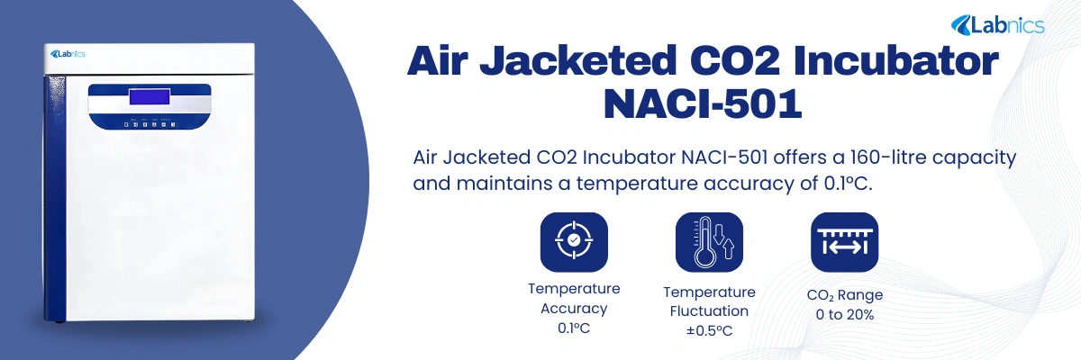 Air Jacketed CO2 Incubator NACI-501
