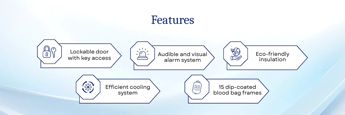 Blood Bank Refrigerator NBBR-305