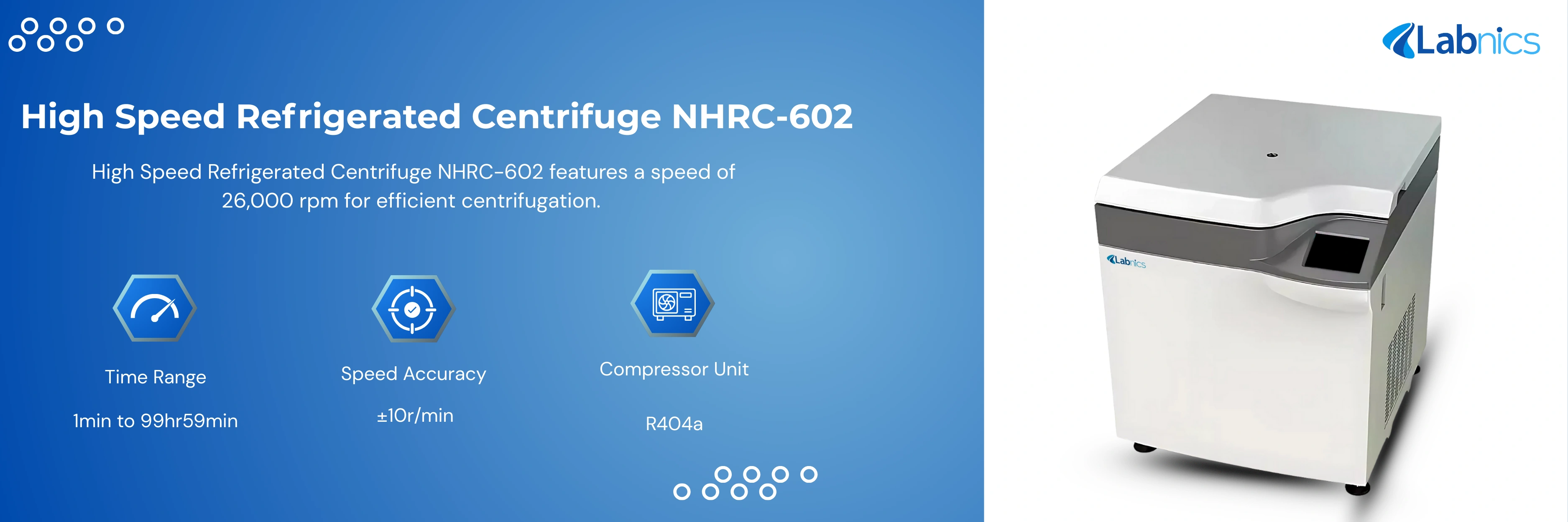High Speed Refrigerated Centrifuge NHRC-602