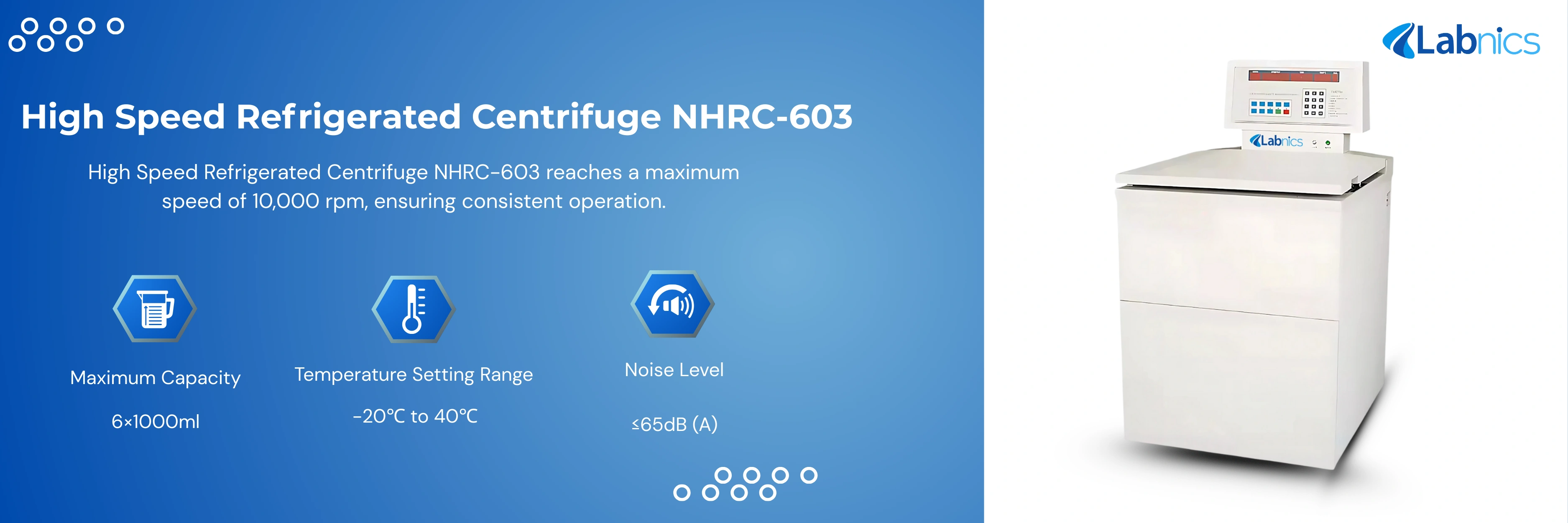 High Speed Refrigerated Centrifuge NHRC-603