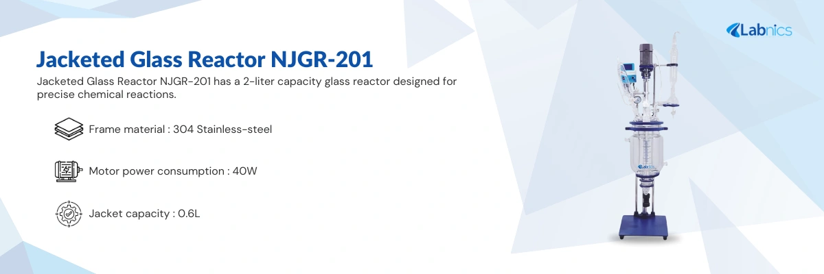 Jacketed Glass Reactor NJGR-201