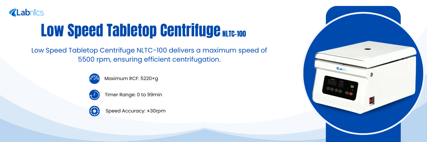 Low Speed Tabletop Centrifuge NLTC-100