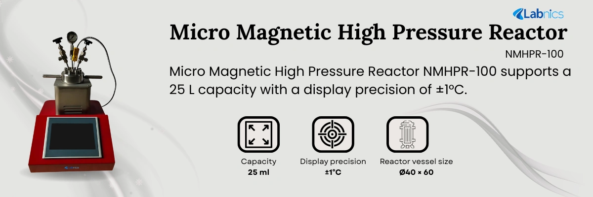 Micro Magnetic High Pressure Reactor NMHPR-100
