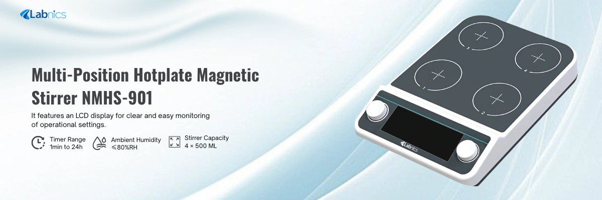 Multi-Position Hotplate Magnetic Stirrer NMHS-901