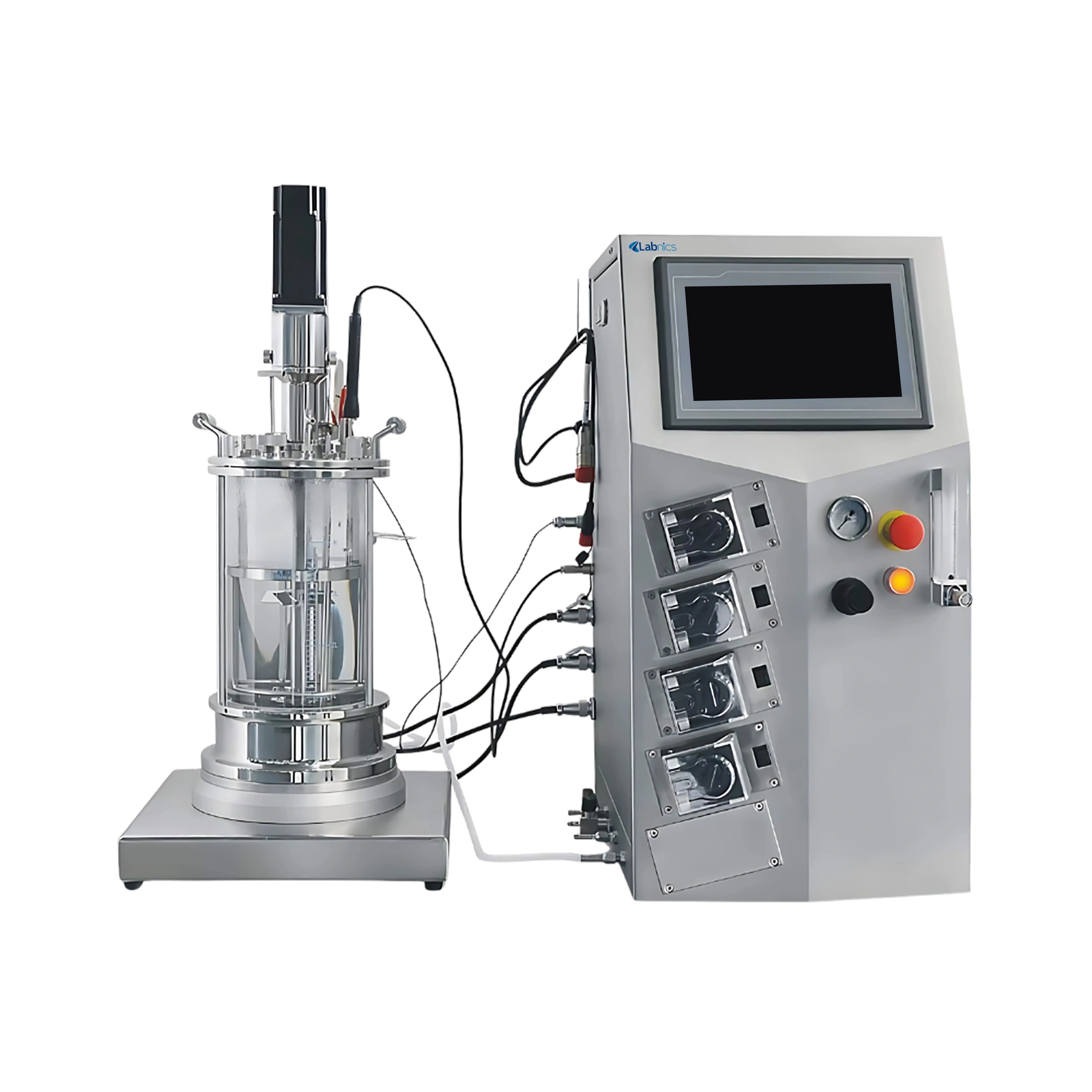Mechanically Stirred Glass Bioreactor NMSGR-102