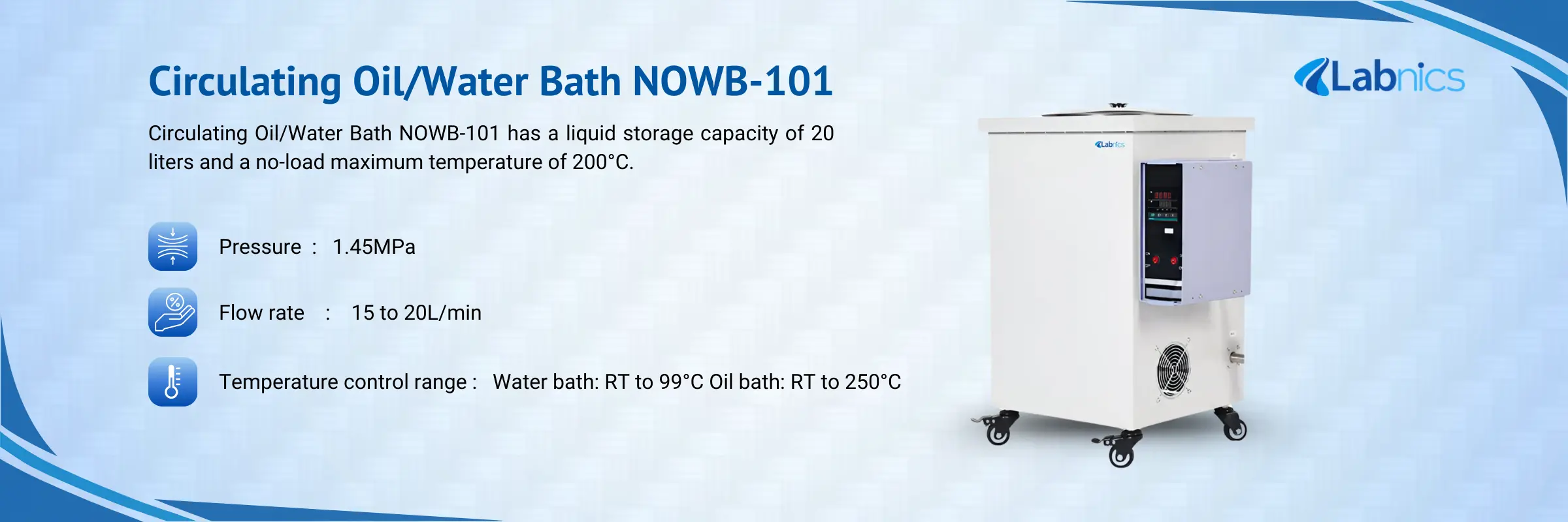 Circulating Oil/Water Bath NOWB-101
