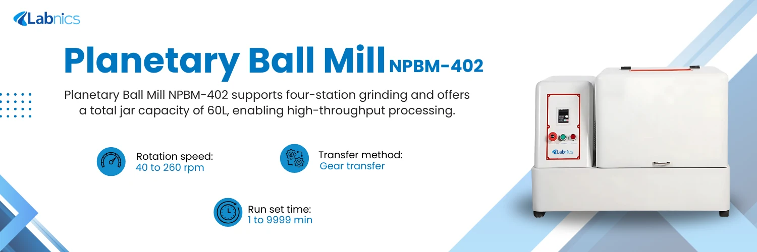 Planetary Ball Mill NPBM-402