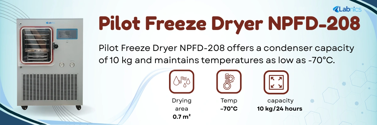 Pilot Freeze Dryer NPFD-208