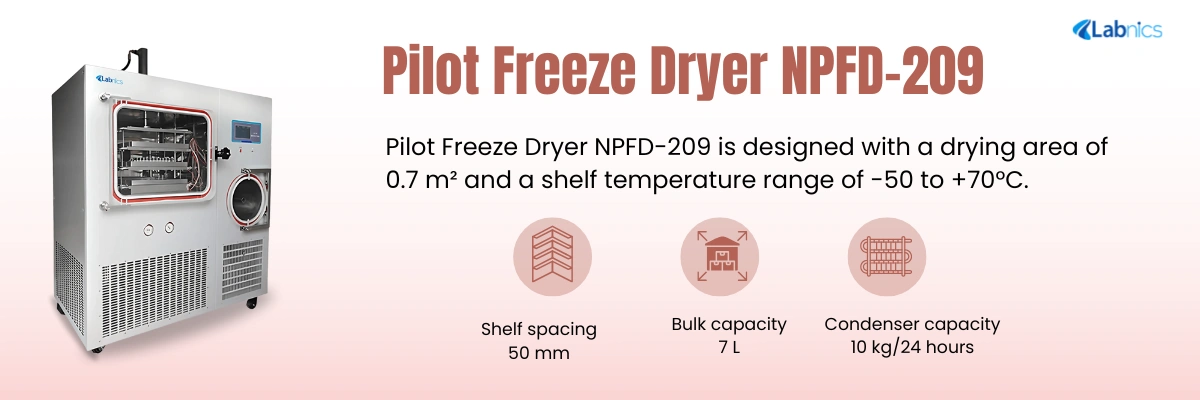 Pilot Freeze Dryer NPFD-209