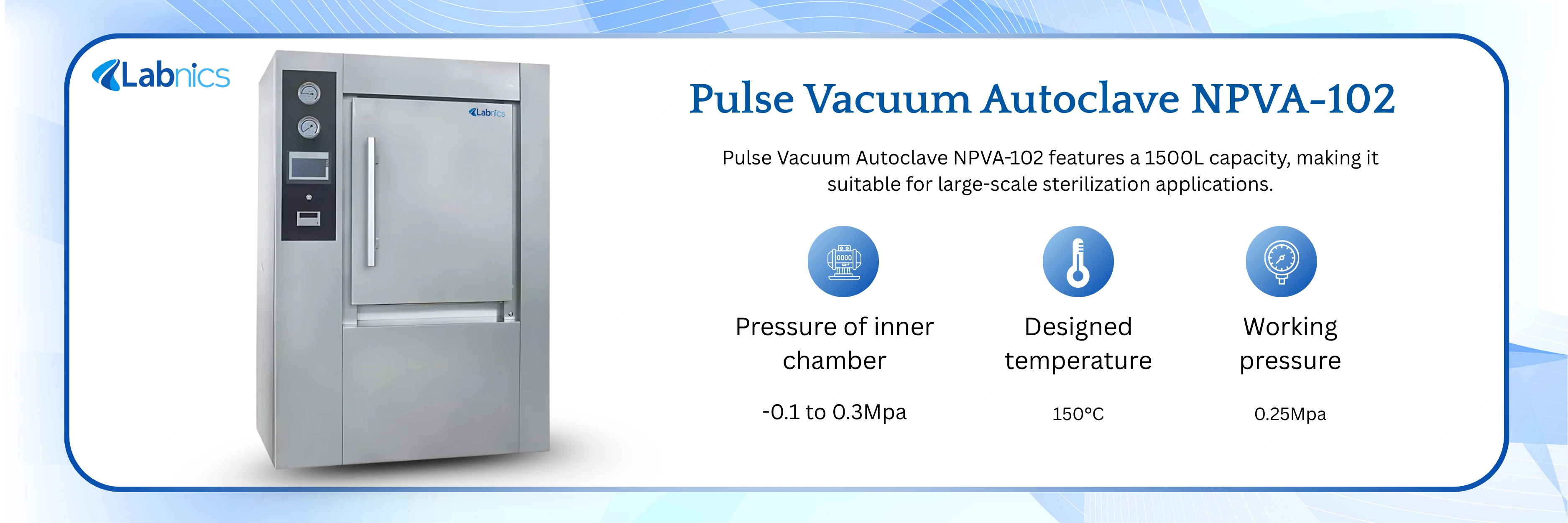 Pulse Vacuum Autoclave NPVA-102