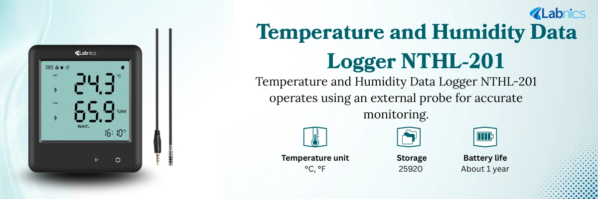 Temperature And Humidity Data Logger NTHL-201