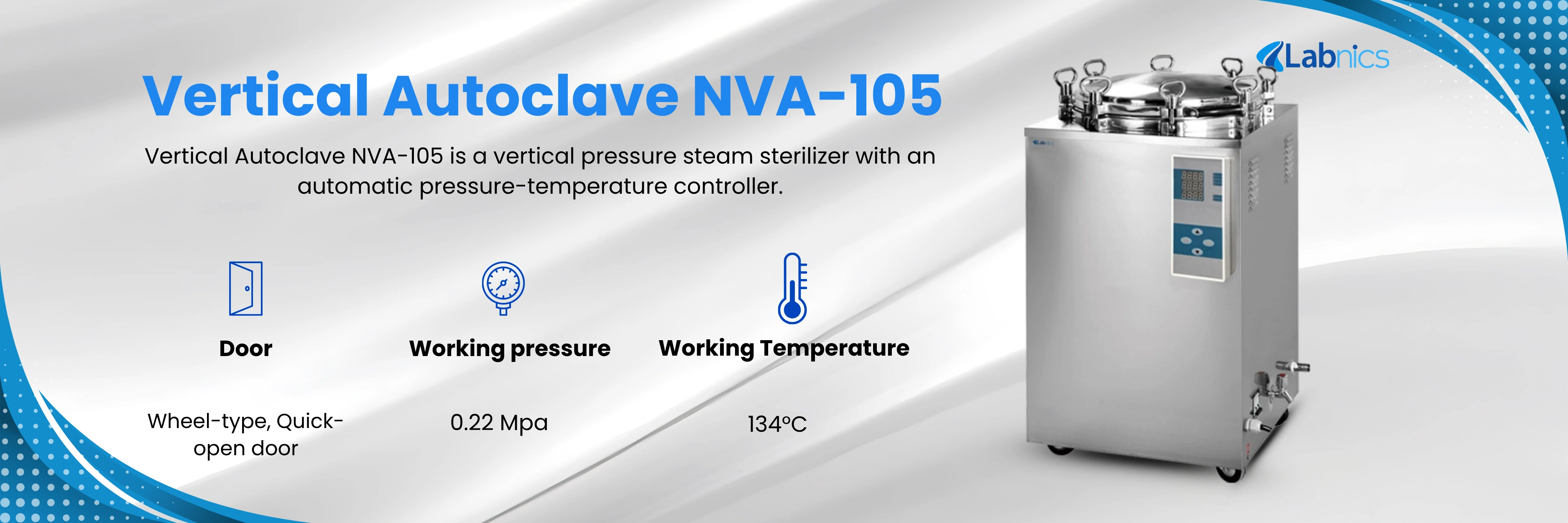 Vertical Autoclave NVA-105