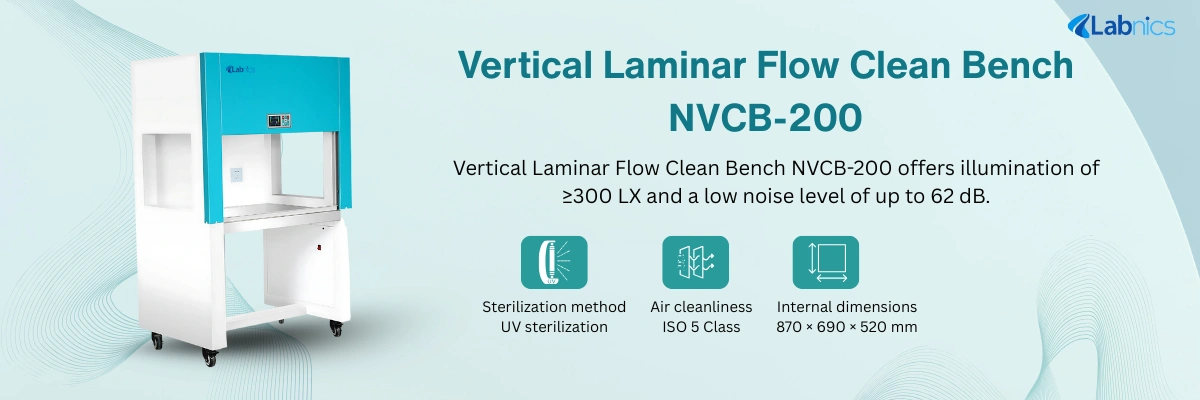 Vertical Laminar Flow Clean Bench NVCB-200